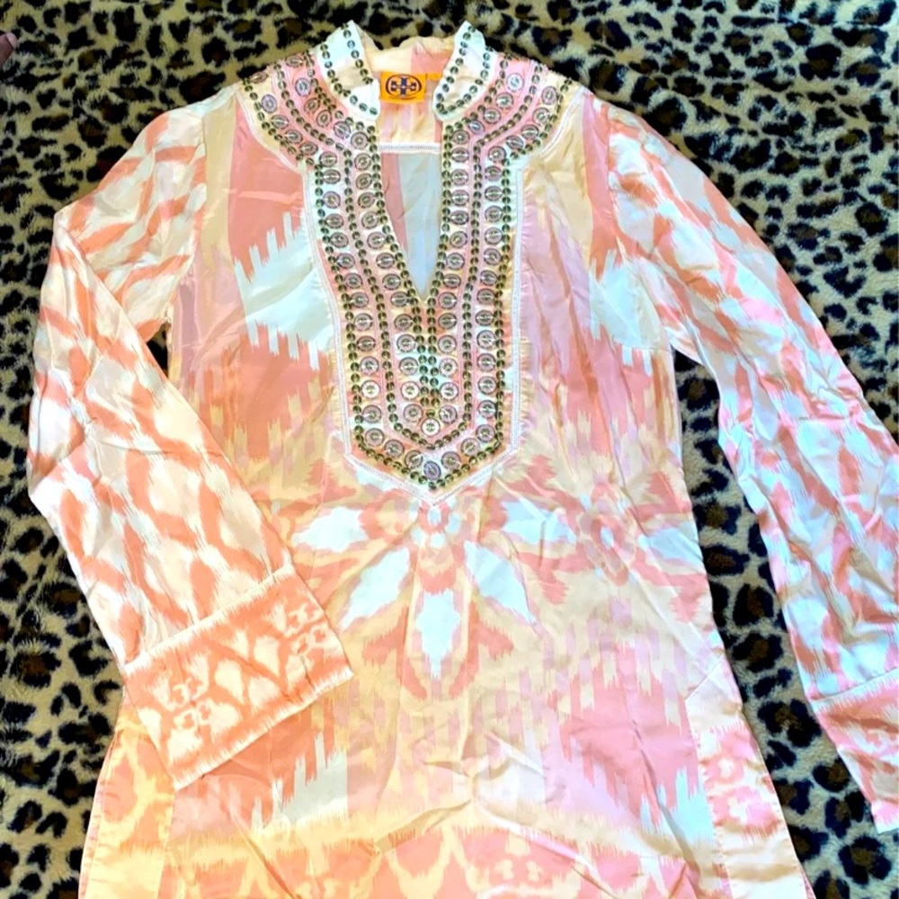 Tory Burch silk tunic size 2 xs